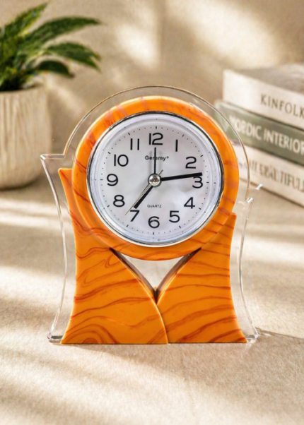 Elam Geremy Quartz Table Clock – Luxury Home Decor Timepiece