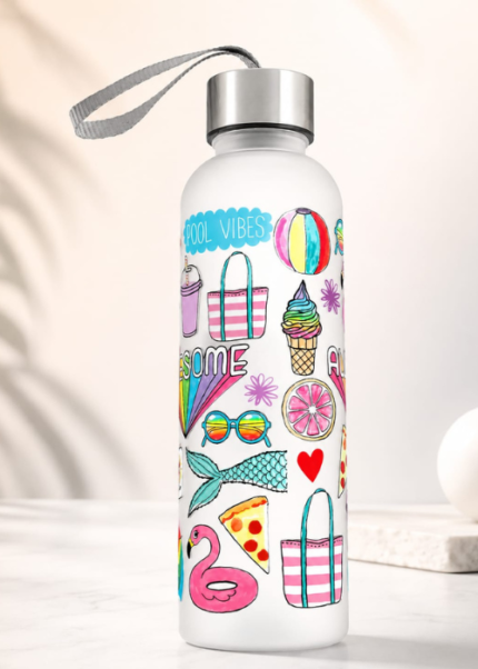 Refresh Your Day with These Colorful & Cheerful Water Bottles"-500ml