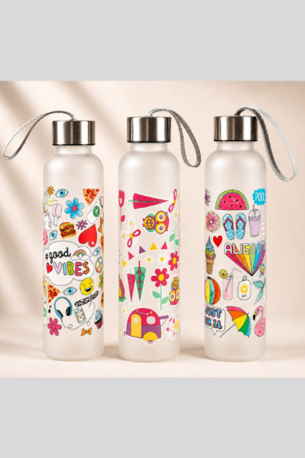 Refresh Your Day with These Colorful & Cheerful Water Bottles"-500ml