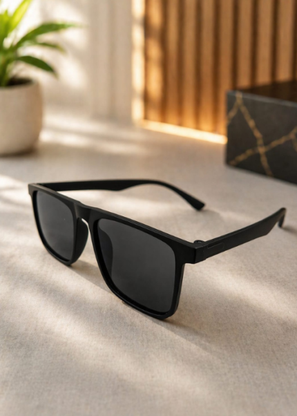 Shadow King – Premium All Black Sunglasses